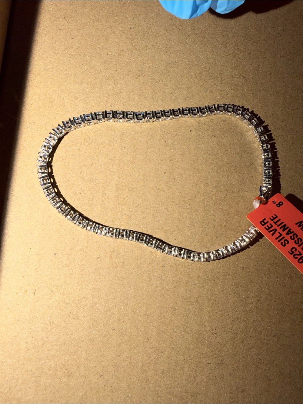 925 Sterling Silver MOISSANITE
8.00CTW Bracelet
Size 8 #jewelry 3 mm